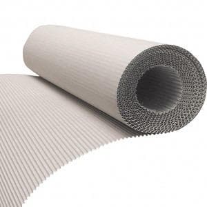 Corrugated board on roll