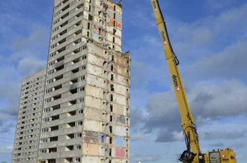 trabajos de demolición