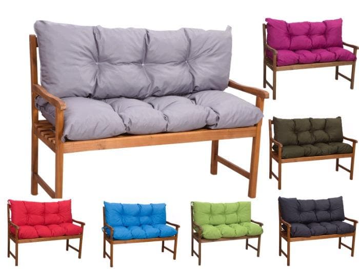 Poduszki na ławkę, huśtawkę, hamaki