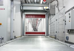 Puerta interior para la técnica de transporte