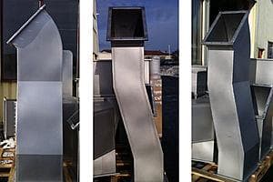 Geschweißte Kanäle und Formstücke