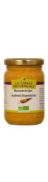 Moutarde de Dijon Biologique au Piment d'Espelette