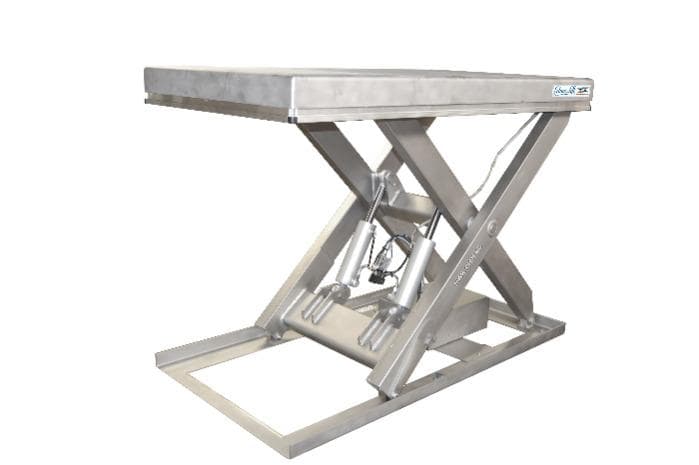 Edelstahlhubtisch - Scherenhubtisch aus Edelstahl