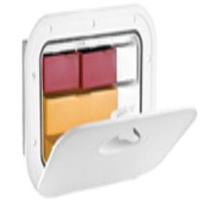 NUOVA RADE - SPORTELLO MM.275X375 BIANCO CON CASSETTIERA