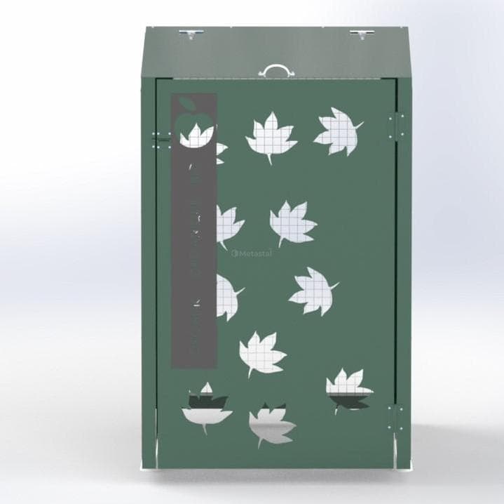 Abri Cache Poubelle Automne Recyclage Organique