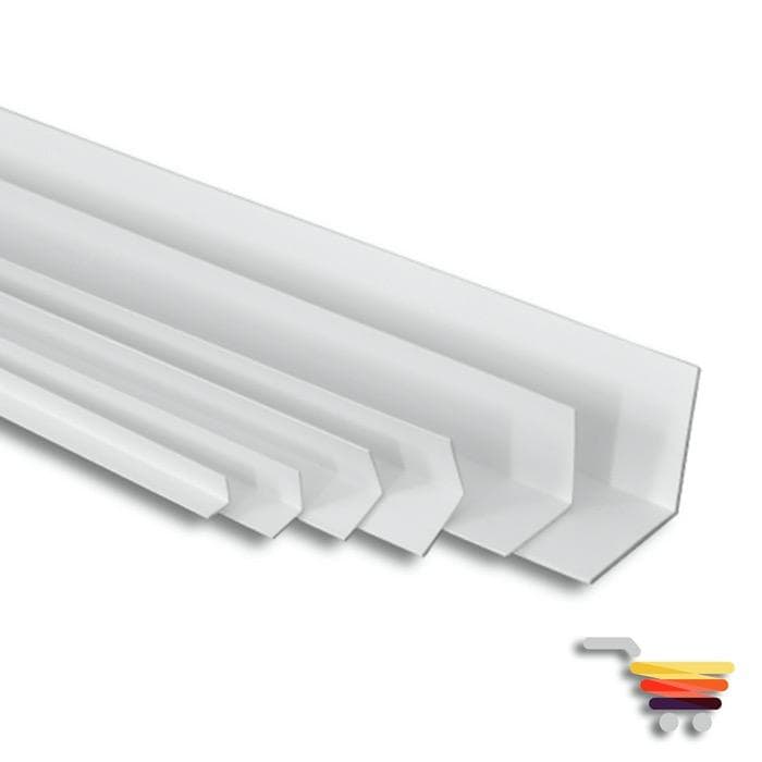 Cornière PVC blanc