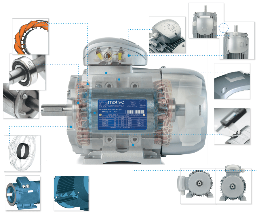 Трехфазный электродвигатель DELPHI