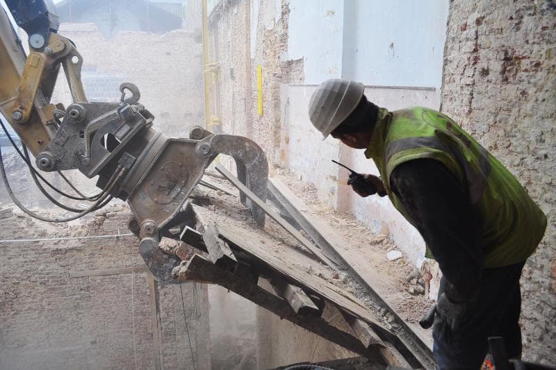 Travaux de démolition