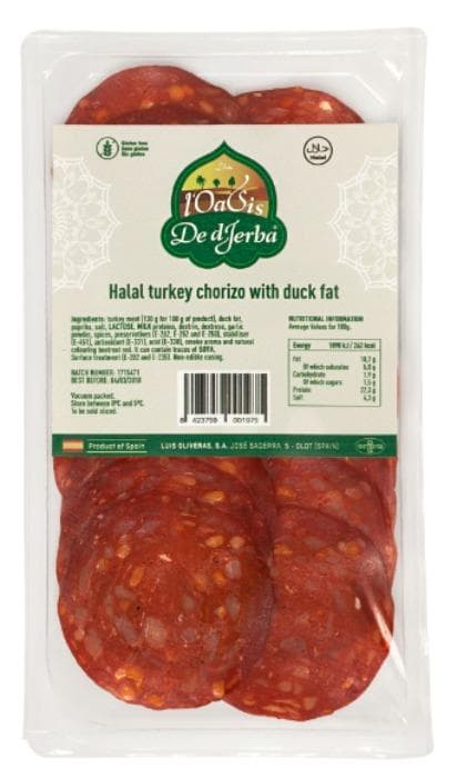 Chorizo de Dinde halal / Halal Turkey Chorizo