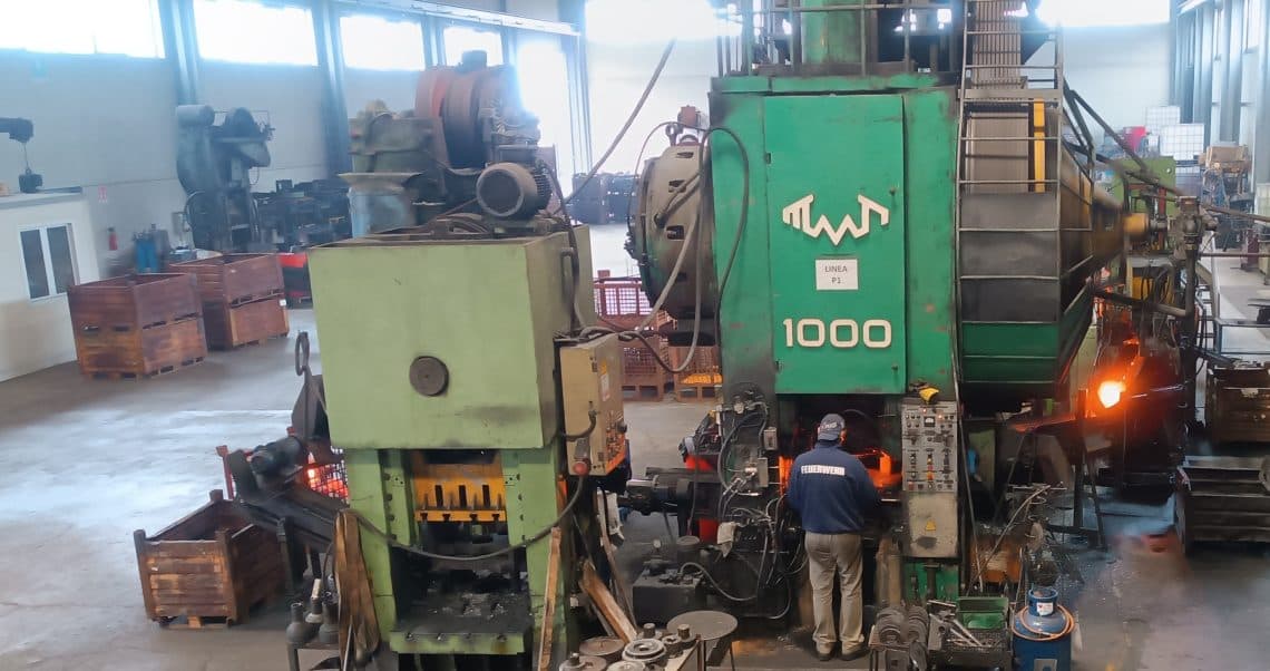 hot steel stamping works