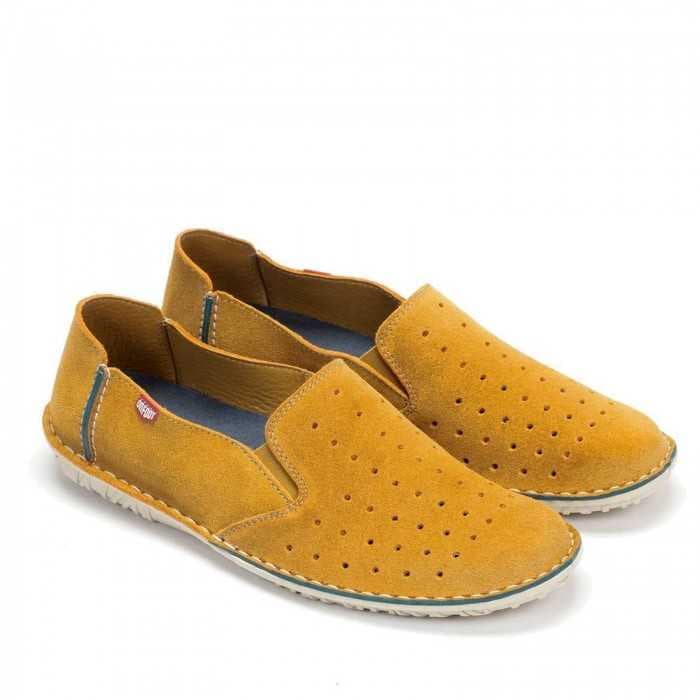 أحذية الصيف جلد الغزال للرجال