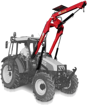 Traktörler için önden vinçler