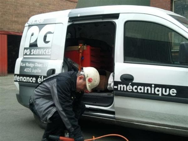 Camionnette outillée