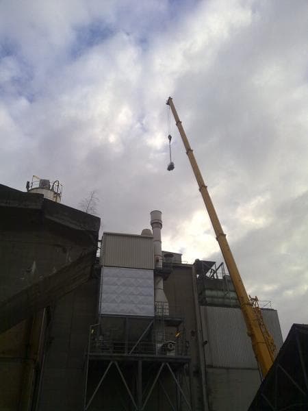 Manutention par grue