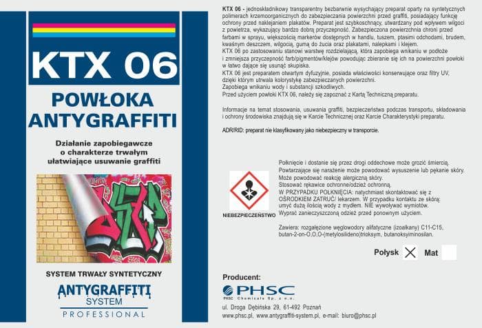 KTX 06 Powłoka Antygraffiti