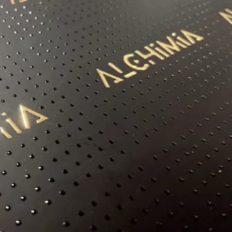 geprägte, bedruckte Etiketten