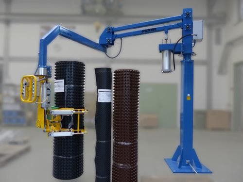 Parallelogramm-Manipulator mit pneumatischem Greifer