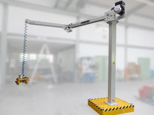 Säulenmanipulator mit Kurbelwellengreifer