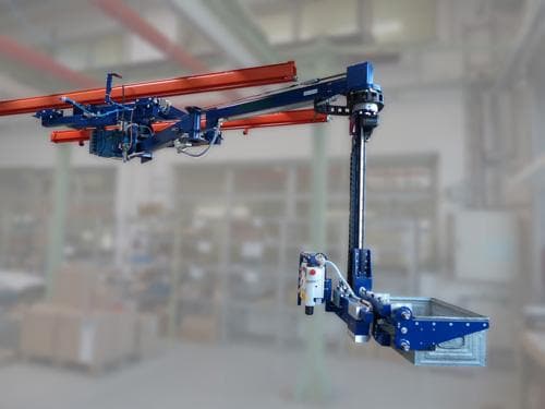 Schienenverfahrbarer Manipulator