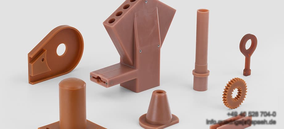 Pièces tissées et moulées