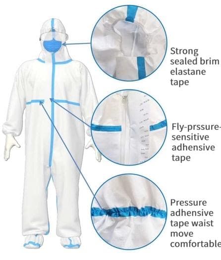 Virenschutzanzug - Typ5 - Intensivmedizin - TÜV Süd zertifiziert