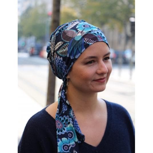 Turban Chimio Madrid Ethnique Bleu Nuit