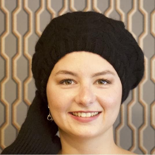 Bonnet Béret Chimio Camille + Gants Noir