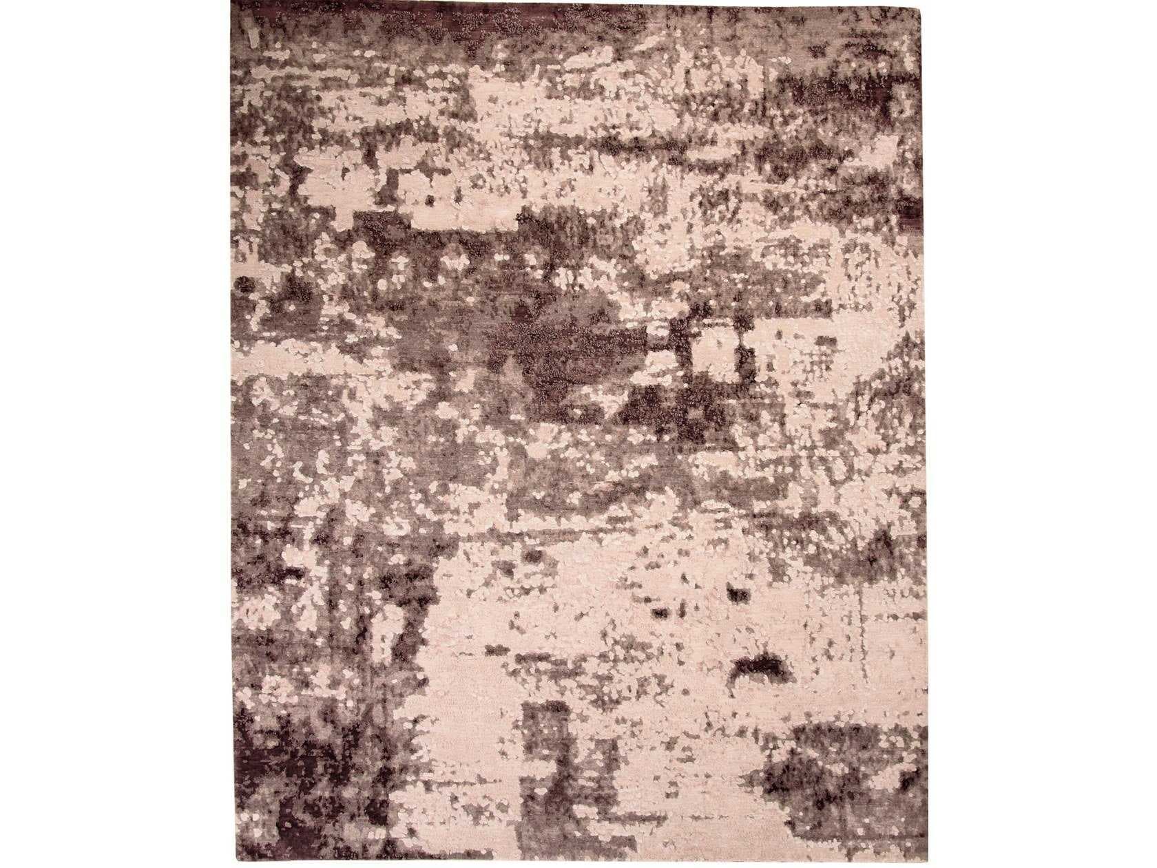 handmade Tibetan wool and Bamboo silk rug