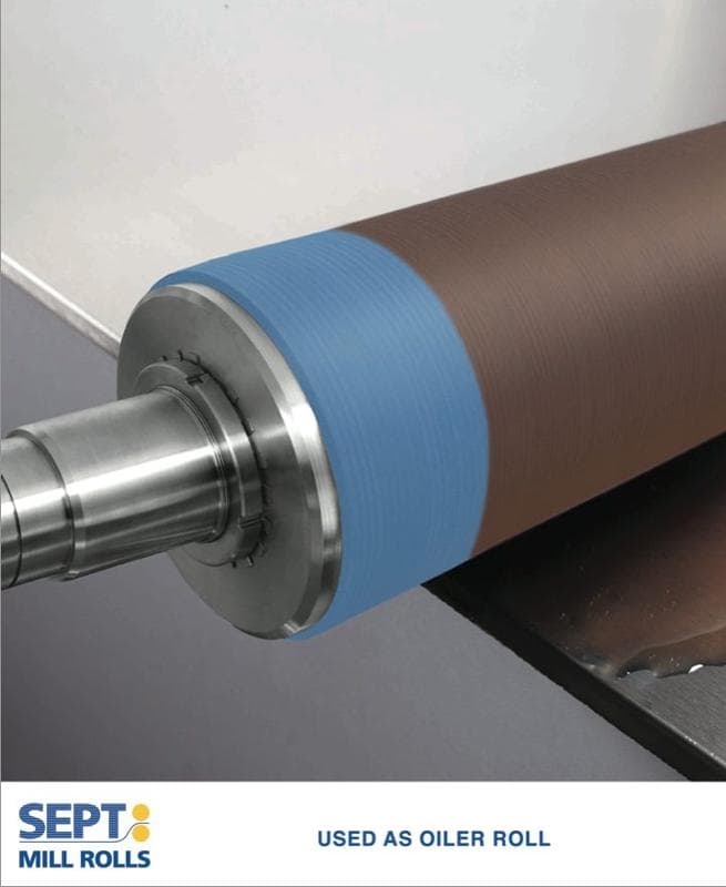 Oiling rolls, Deoiling rolls destined in the steel industry and automotive
