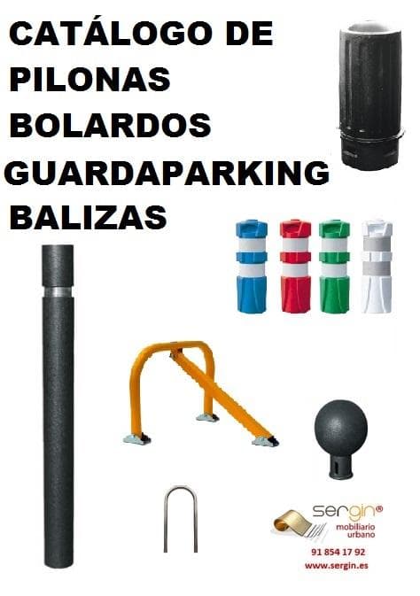 Bolardos-pilonas,balizas flexibles,horquillas y guardaparkin
