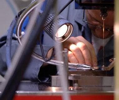 MICRO DRILLING BY SPARK EROSION