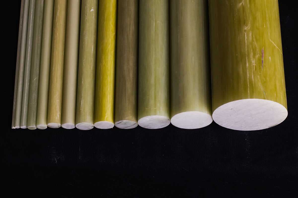 PULGLASS tek yönlü silindirik fiberglas çubuklar