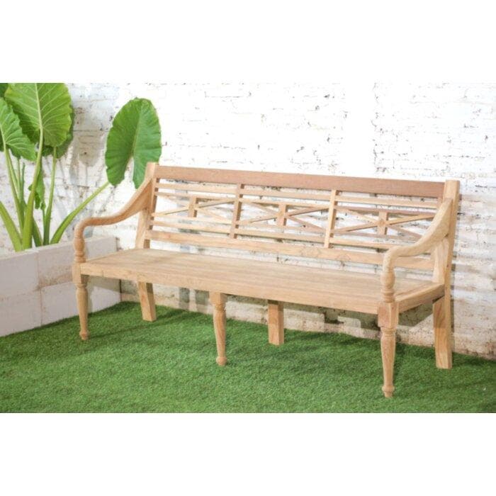 Reclaimed Teak Station Bench