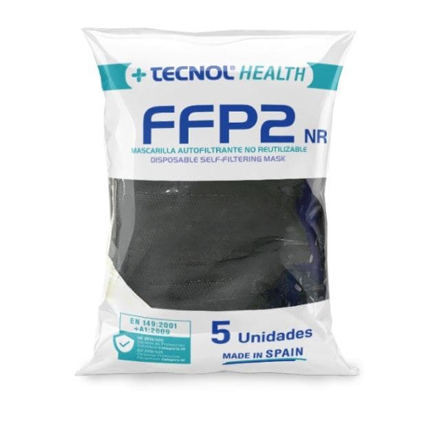 Mascarilla FFP2 Negra Nacional