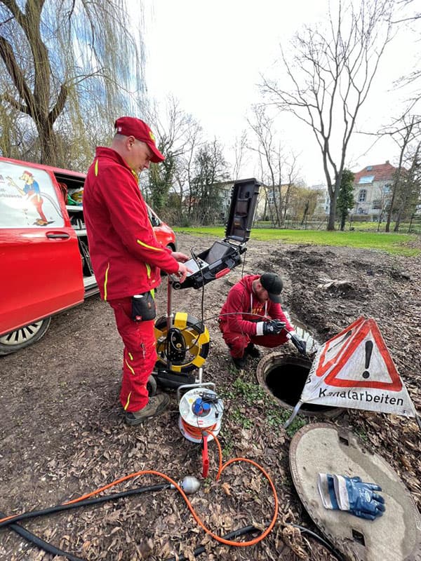 septic tank pipe trench