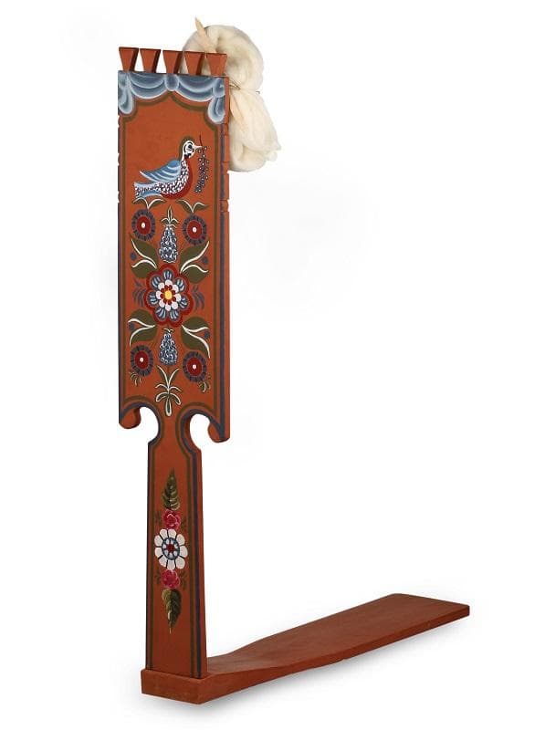 ECO Spinning wheel, distaff