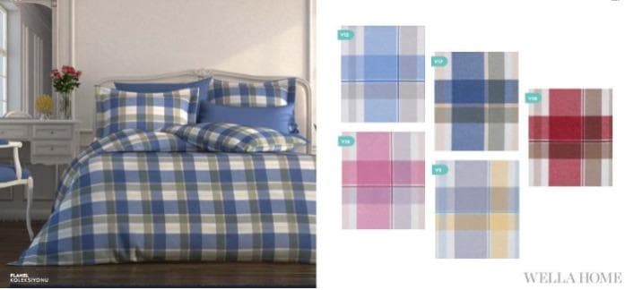 Flannel Nevresimlik Çarşaflık