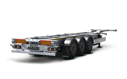 Konteyner taşımacılığı için üniversal sert çerçeve yarı römork ( dorse )