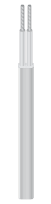 FLON - FLATDouble-core, flat, FEP insulated fluoropolymer cable.