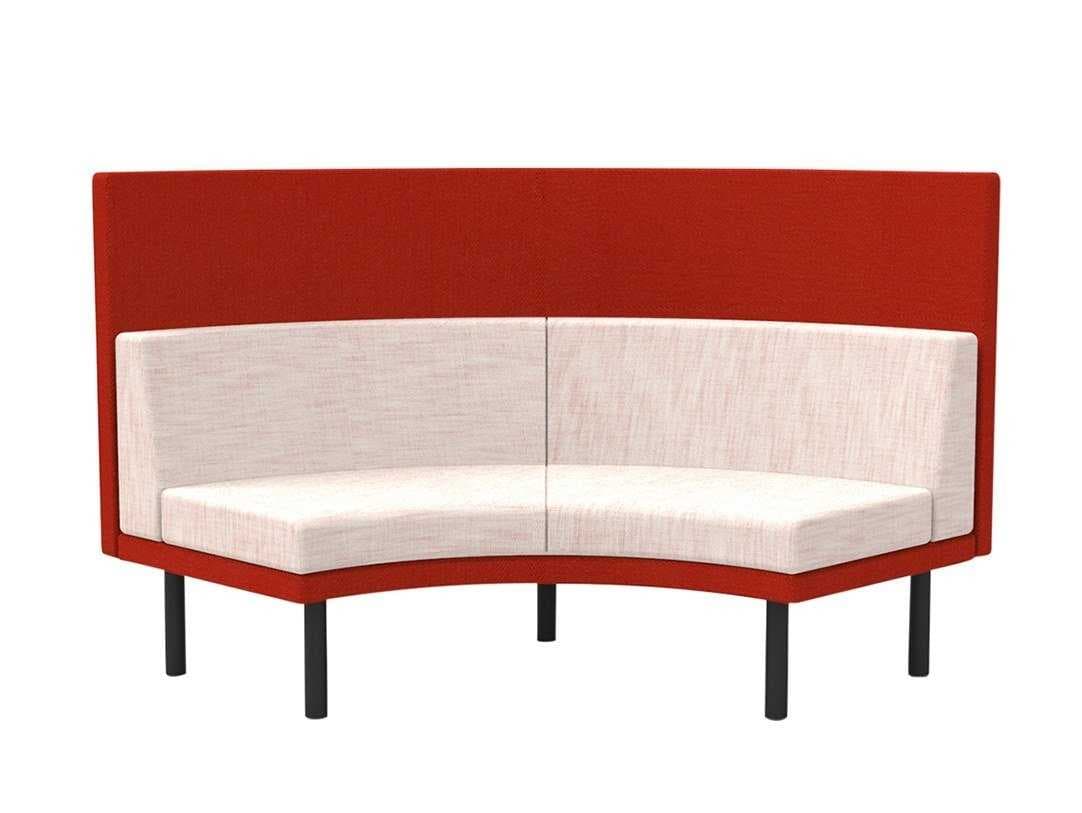 Kavisli modüler kanepe