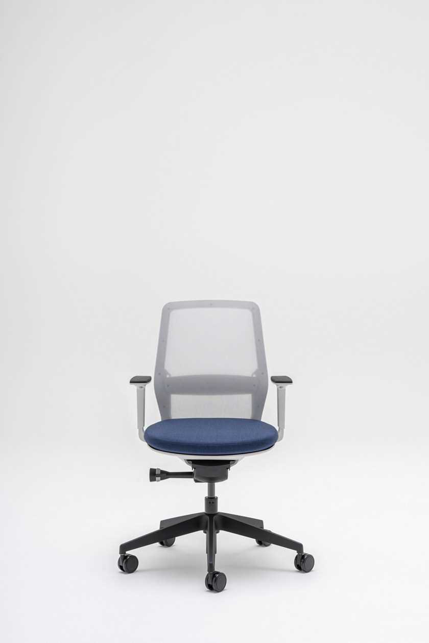 Swivel, fabric office chairs