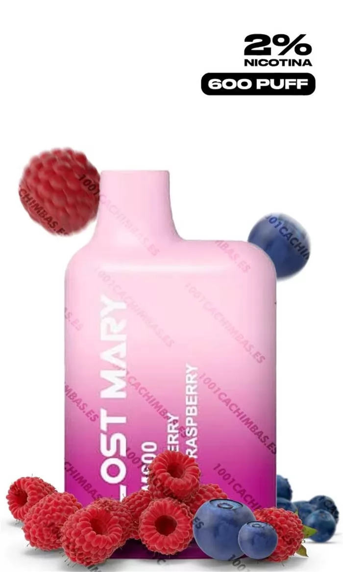POD DISPOSABLE ELF BAR LOST MARY 600C - BLUEBERRY SOUR RASPberry