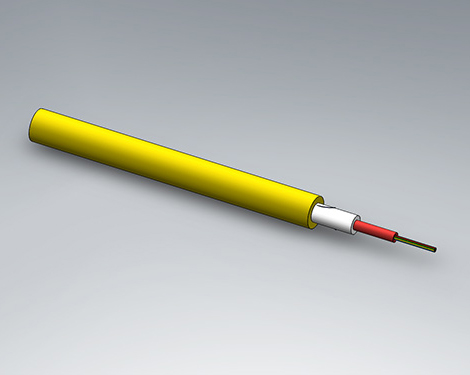 H&S loose tube cable, universal, 1x6, 9/125µm, Dca, yellow