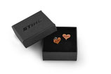 wooden stud earrings