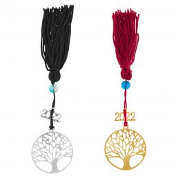DECORATIVE PRAYER FROM METALLIC TREE OF LIFE (8CM LENGTH) (PRICE IS PER UNIT)