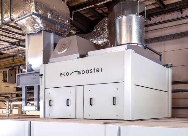 Eco Booster Heat recovery with automatic cleaning