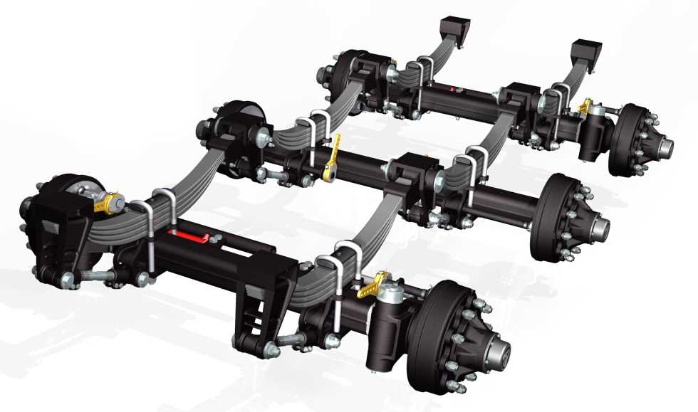Tandem and Tridem Mechanical Suspensions