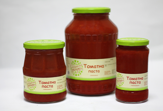 Aseptic tomato paste and vegetables puree