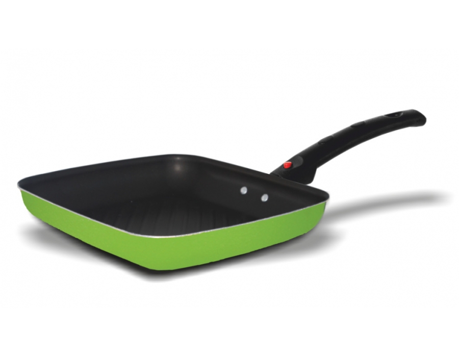 SQUARE GRILL PAN WITH RIVERLINE CLASSIC EXTRACTION HANDLE