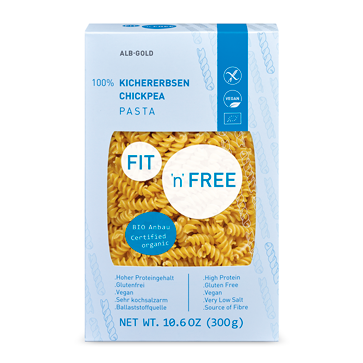ORGANIC PASTA MADE FROM ALTERNATIVE RAW MATERIALS